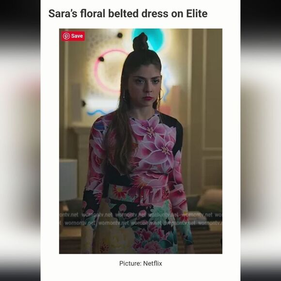 🆕️ Desigual x Maria Escote Long Sleeve Belted Maxi Dress in Garden Floral - Picture 2 of 12